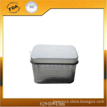 small square gifts tin box